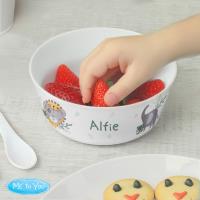Personalised Tiny Tatty Teddy Jungle Animals Plastic Bowl Extra Image 2 Preview